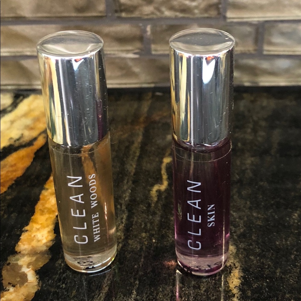 Clean White Woods & Skin rollerball perfumes